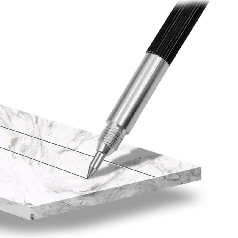 Alloy Scribe Pen Carbide Scriber Metal Wood Glass Tile Cutting Marker Qme