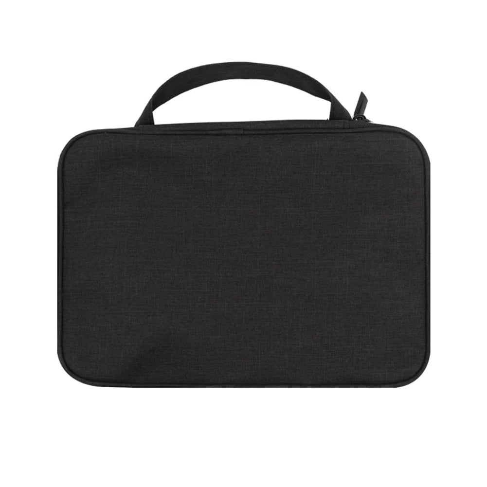Portable Watchband Travel Pouch Box for Watch Band Multifunction Watch Strap Organizer Band Storage Pouch Qme black