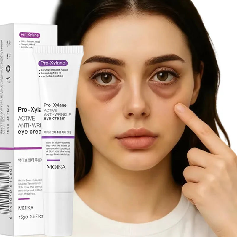 Instant Eye Bag Removal Cream Collagen Anti-Wrinkle Fade Fine Lines Firming Skin Anti Dark Circle Puffiness Brighten Eye Care Qme