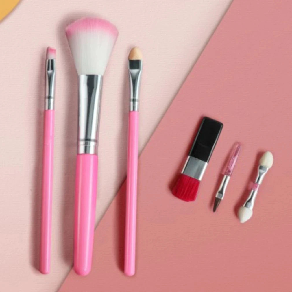 Children Makeup Cosmetics Pretend Playing Box Princess Make Up Girl Toy Play Set Lipstick Eye Shadow Safety Nontoxic Kit Toy Kid Qme