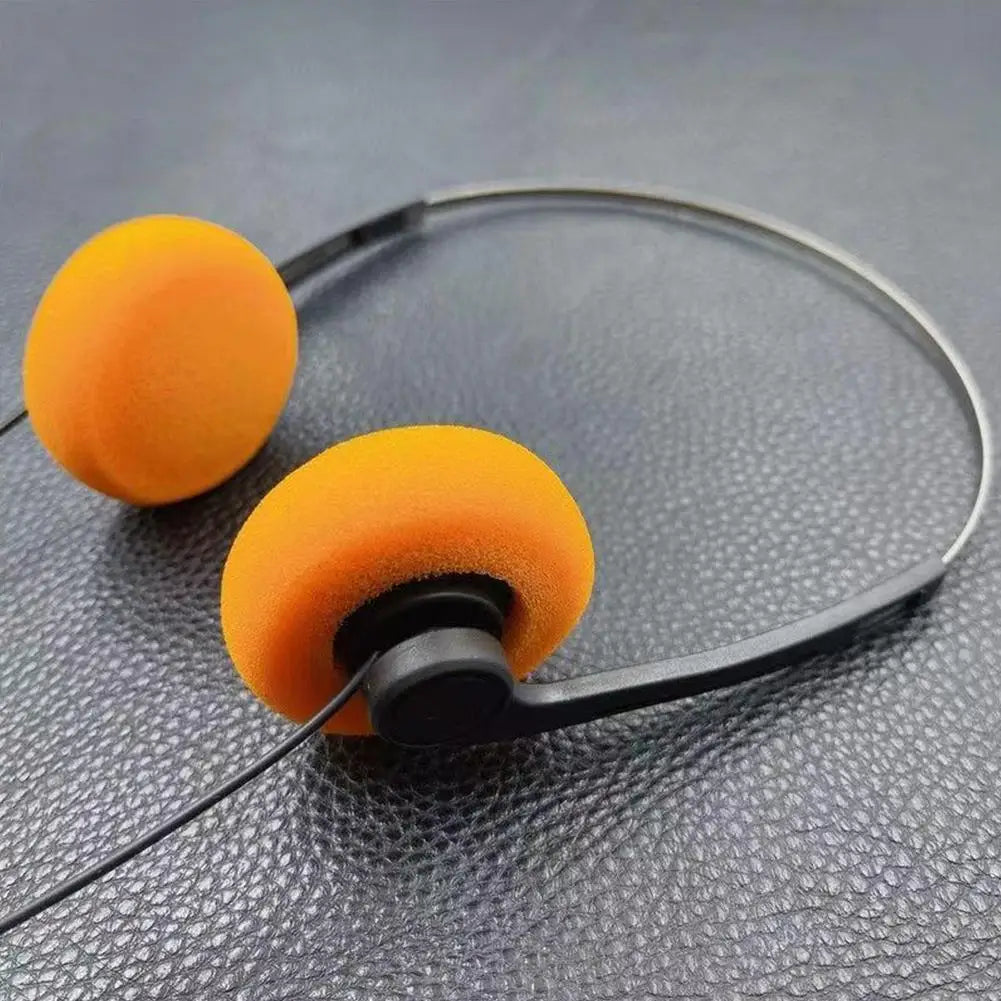 INS Japanese Retro Headphones Nostalgic Headsets HiFi MP3 Walkman Headphones Sports Photo Props Wired Earphone Personality Qme
