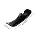 Ski Skate Board Conversion Kit 1 Pair Lightweight Ergonomic Winter Sports Sledge Snow Sled Ski Scooter Conversion Kit Qme Black