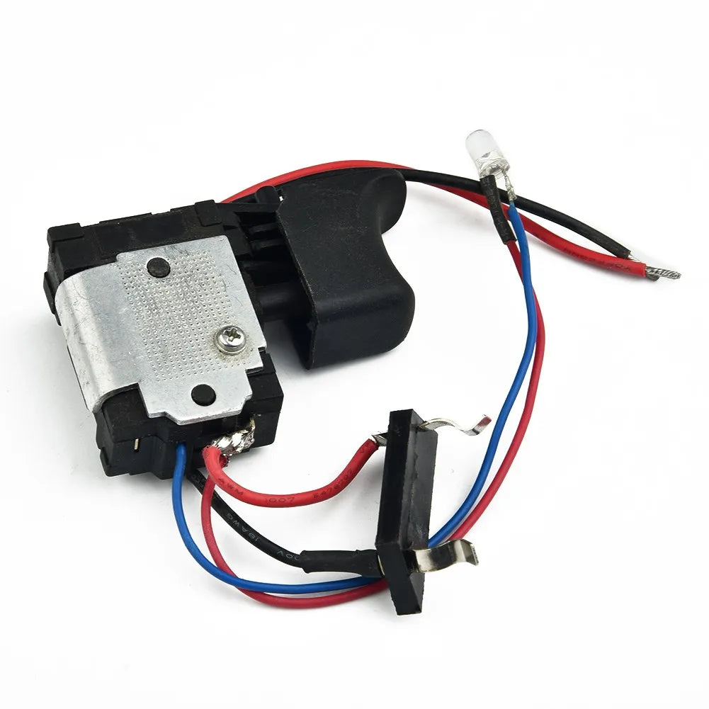 DC 7.2-24V Electric Drill Dustproof Speed Control Push Button Trigger Switch DC 7.2-24V Charge Function Electric Tool Switch Qme Default Title