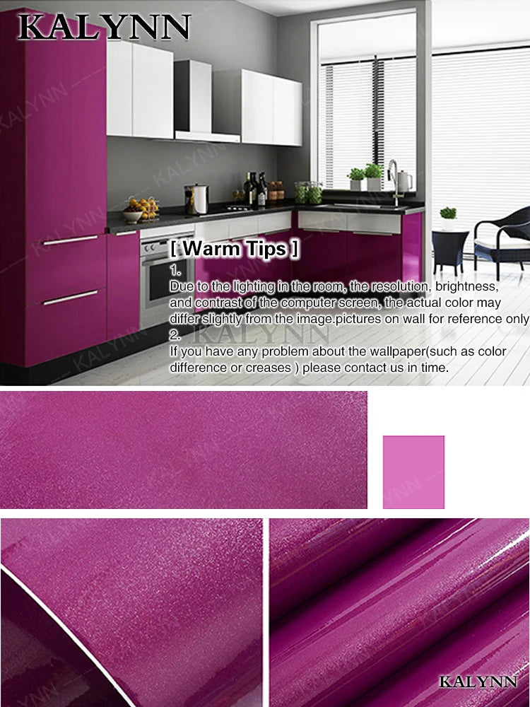 White Wood Grain Waterproof Wallpaper Self Adhesive Vinyl Contact Qme Gloss Purple 1mx40cm Sample
