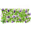 Hedge Wall Artificial Fake Leaf Wall Greenery Hedge Plant Wall Greenery Backdrop Decor Faux Fence Mat Adjustable for Stairs Qme 40CM