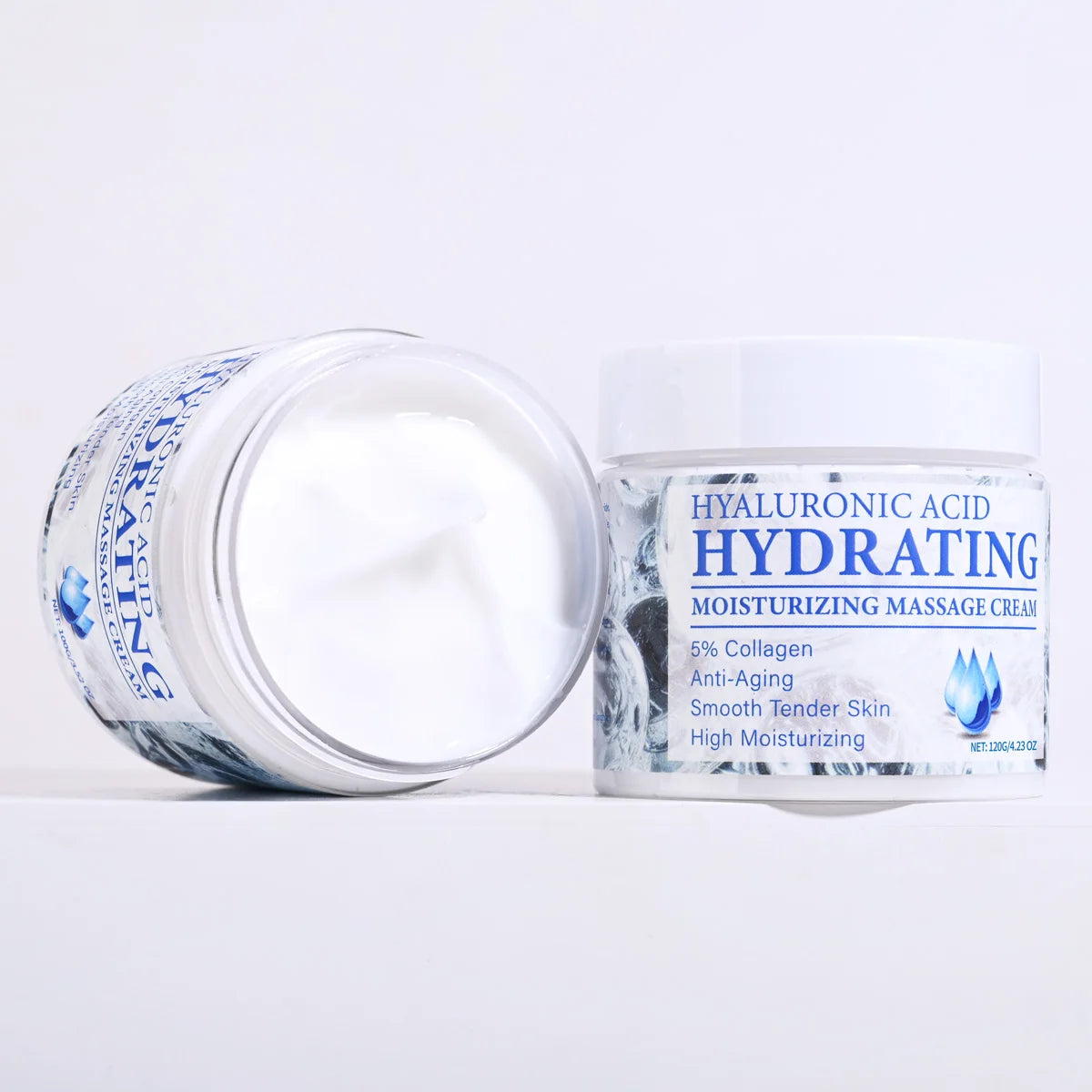 Hyaluronic Moisturizing Massage Cream Customized Collagen Deep Qme