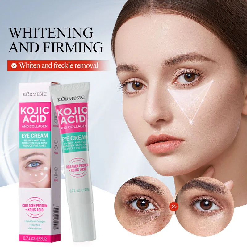 Instant Eye Bag Removal Cream Collagen Anti-Wrinkle Firming Skin Fade Fine Lines Anti Dark Circle Puffiness Brighten Eye Care Qme