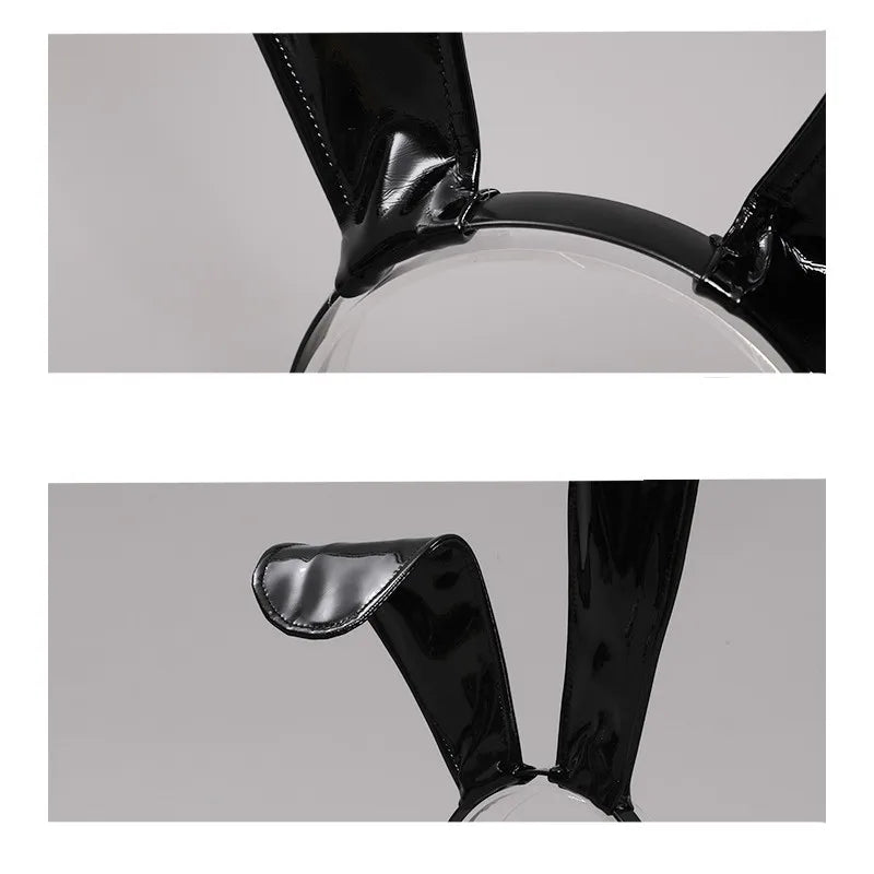 2D Anime Sexy Bunny Girl Maids Costume Ears Headband Cosplay Cute Lolita Hairband Hair Hoop Bar Headwear Party Hairpin Accessory Qme