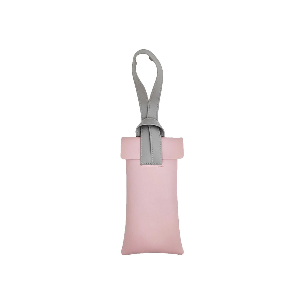 Contrast Portable Dustproof Eyewear Pouch Qme Pink