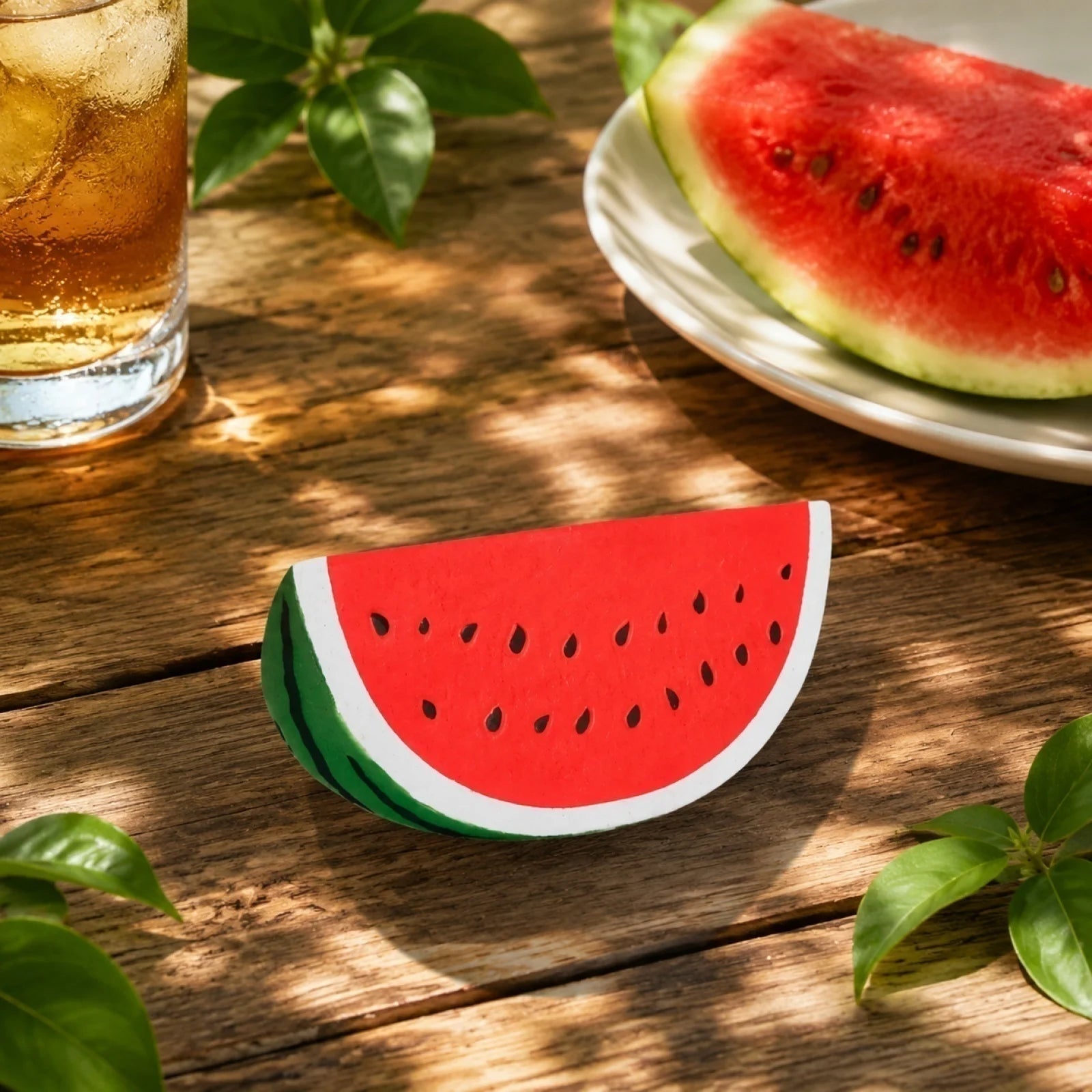 Realistic Simuated Watermelon Fun Stress Relieve Toy for Adult and Kid Creative Holiday Party DIY Decoration Creative Gift Qme