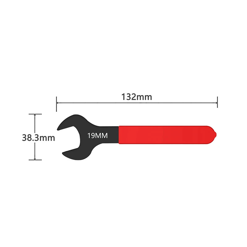 7mm-31mm Metric Single Open End Wrench Offset Angle U-Shaped Spanner Flat Head Blackening For Auto Repair Qme A13