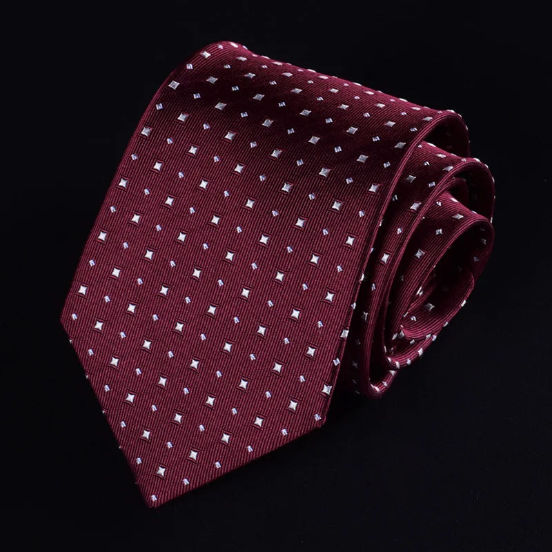 100 Real Silk Tie Men's Business Banquet Formal Shirt Accessories Qme RT3