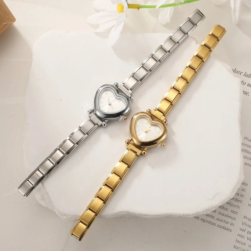 Wholesale Fashion 9MM Stainless Steel Bracelet for Women Men Exquisite Watch Bracelet DIY Making Italian Charm Link Bracelets Qme