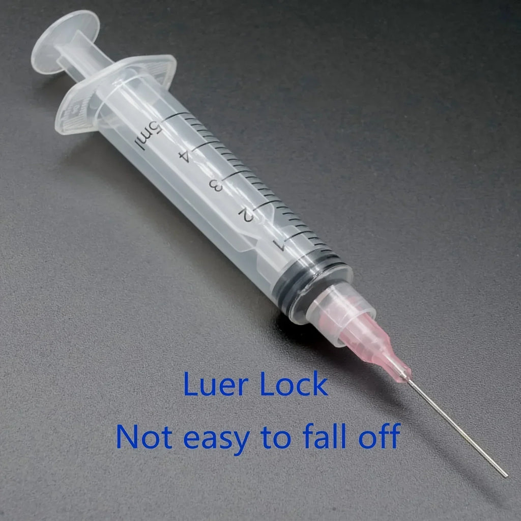 5 Pack 5ML/CC Premium Ink Filling Syringe with Blunt Needle Tip for Fountain Pen Qme