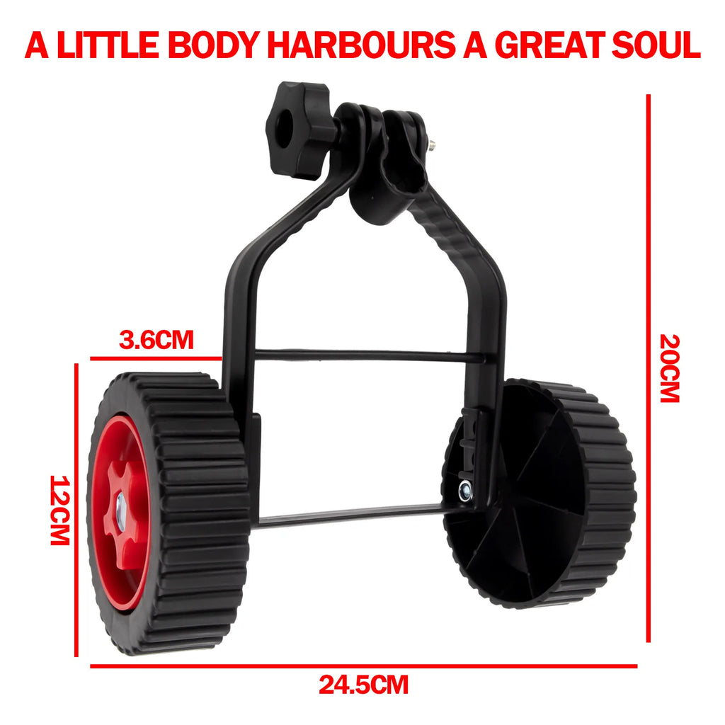 1Pc String Trimmer Grass Eater Cutter Adjustable Support Wheels Set Universal For Outdoor Garden Cordless Grass Trimmer Qme