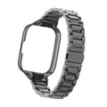 Stainless Steel Strap For Redmi Watch 3 Active Smart Watch Magnetic loop Bracelet Metal Case Protector Mi Watch lite Watchband Qme Black Redmi Watch 3 Active