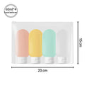Perfume Bottle Refillable Spray Lotion Shampoo Shower Tube Bottling Qme A5