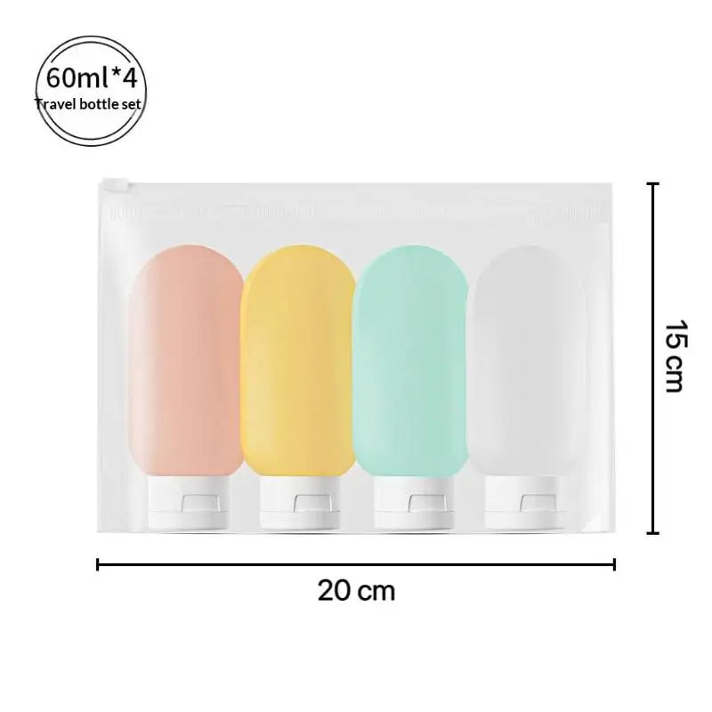 Perfume Bottle Refillable Spray Lotion Shampoo Shower Tube Bottling Qme A5