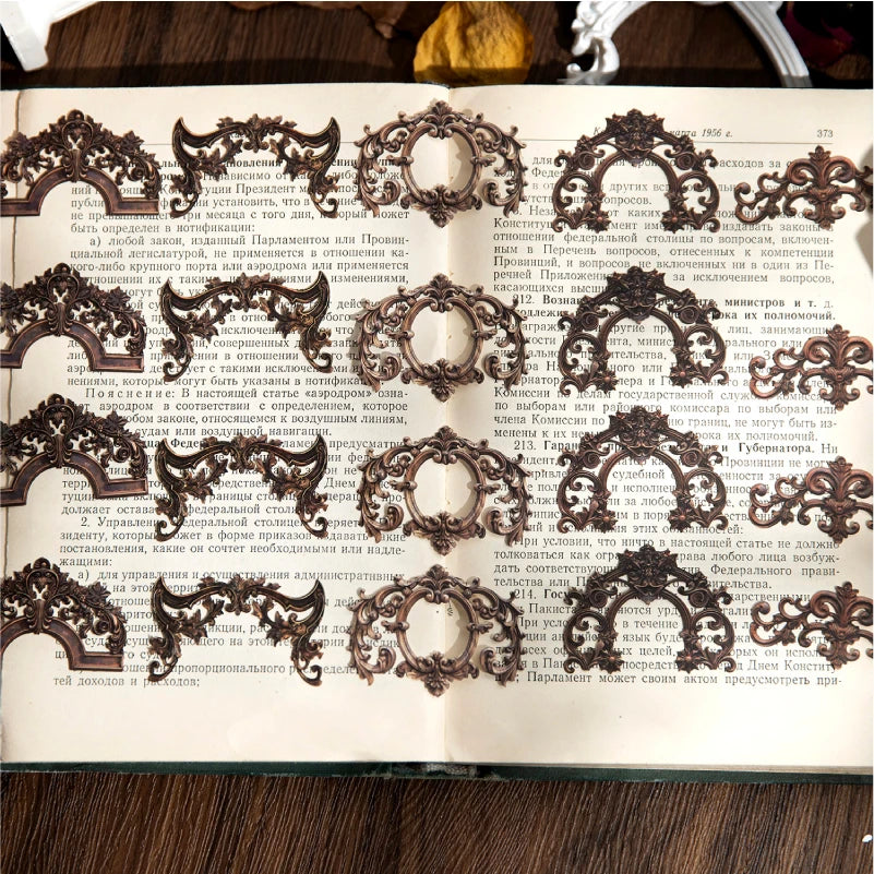 20 pcs/pack Hollow out border Stickers Handbook material paper Set for Decorative Diary Album Scrapbooking Supplies Stationery Qme