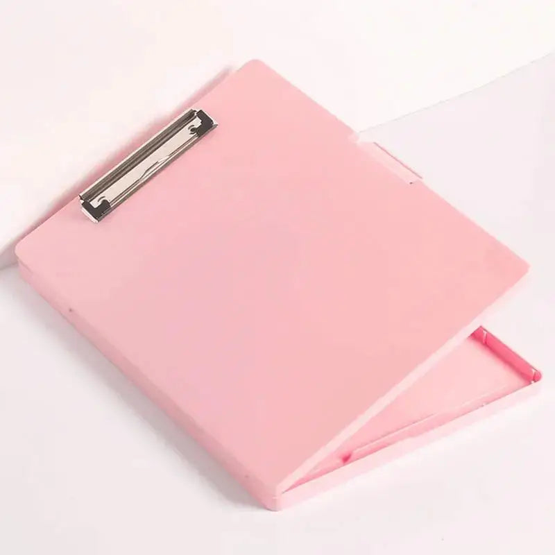 Folder Storage Box Multifunctional Desktop Organizer Suitable Daily Qme Pink