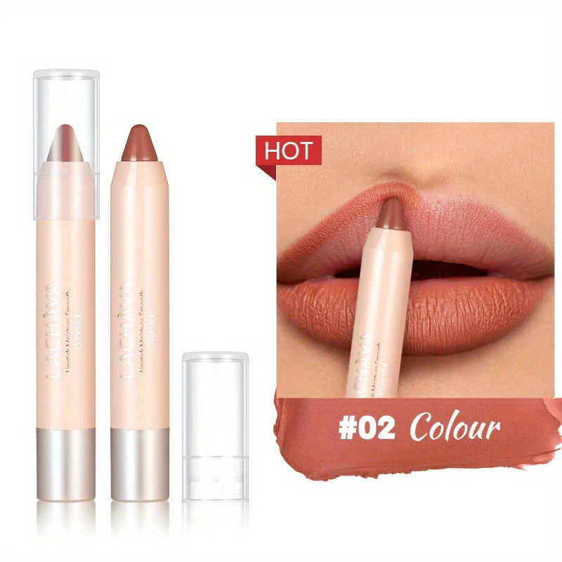 Lipstick Lipliner Pencil Long-lasting Waterproof Matte Finish Qme 02