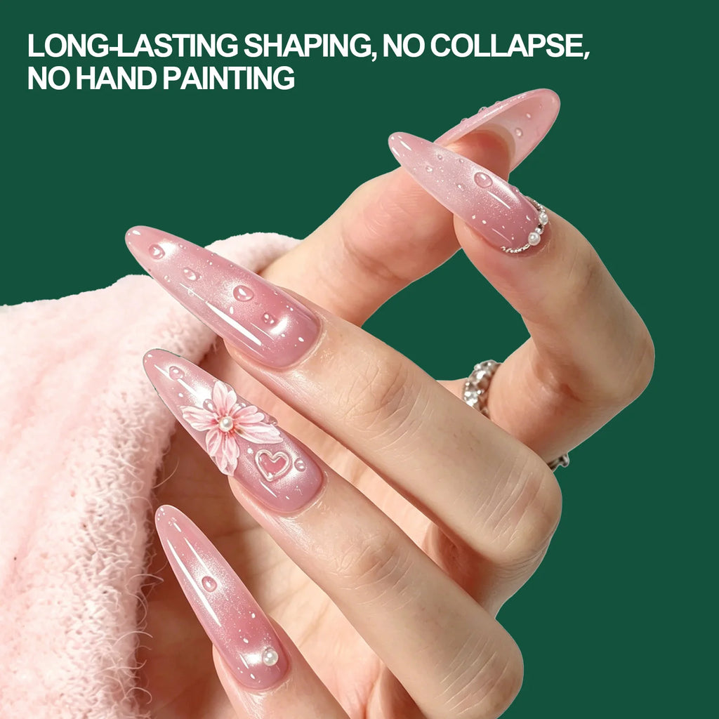 Nailpop HEMA TPO Water Droplet Coat No Wipe Gel Fast Forming Glossy Qme