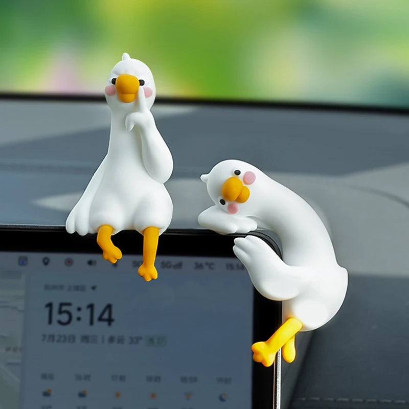Resin Cartoon Animal Decor Desk Car Dashboard TV Monitor Idea Mini Qme