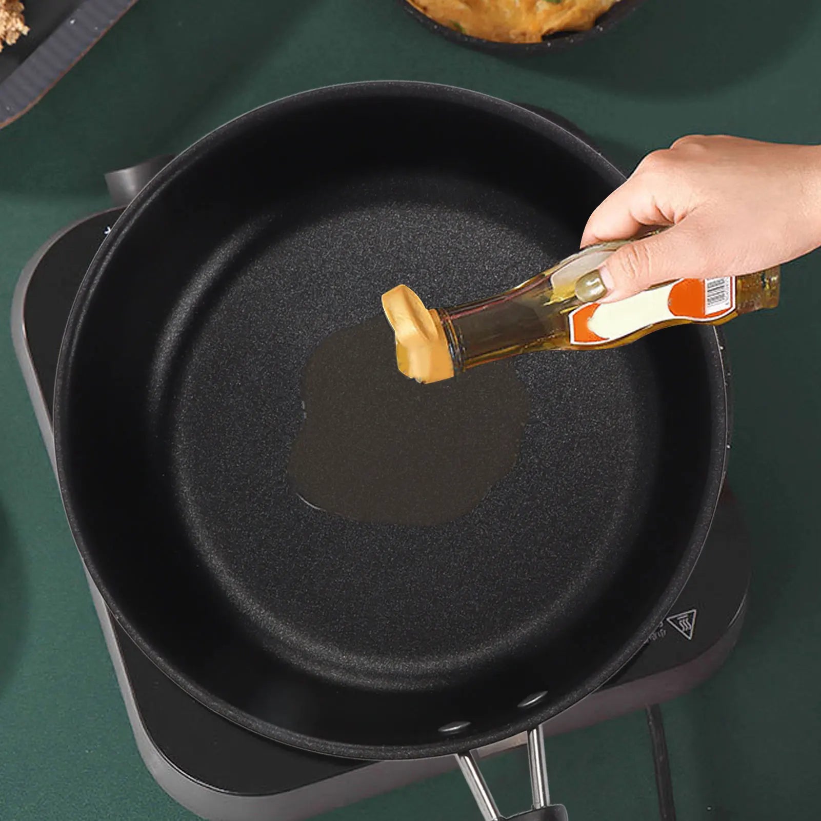 Nonstick Frying Pan Omelet Steak Pan Less Oil Smoke Stainless Steel Skillet for Egg Cooking Kitchen Home Induction Cookware Qme