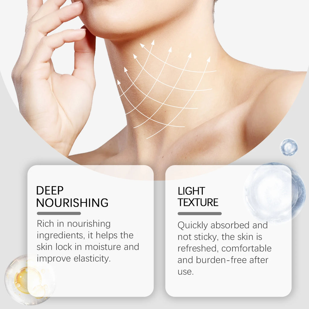 Snake Venom Neck Care Stick Lighten Fine Line Firming Lifting Face Neck Cream Stick Tightening Nourishing Anti-Aging Skin Care Qme