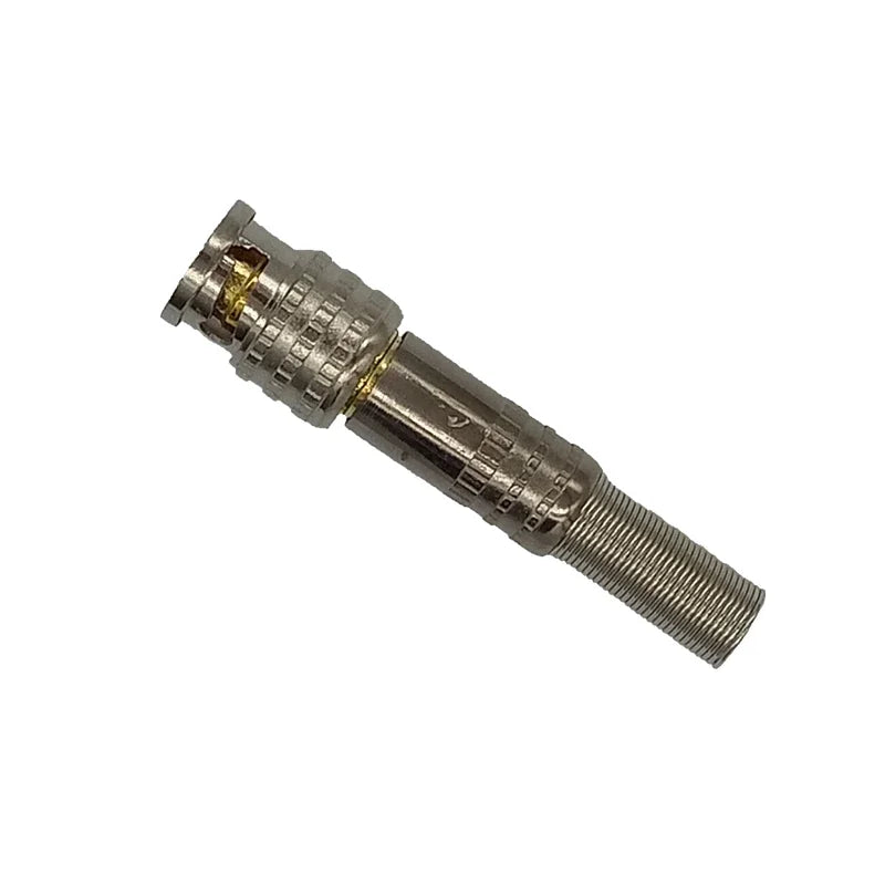 ESCAM 20pcs Gold BNC Male Video Plug Coupler Connector to Screw for RG59 Cable Adapter CCTV Camera System Accessories Qme
