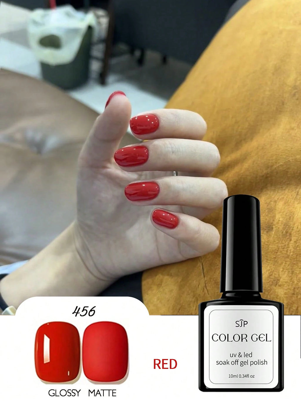 5-piece Colored Gel Nail Polish Showcasing Charm DIY Artistic Art Qme