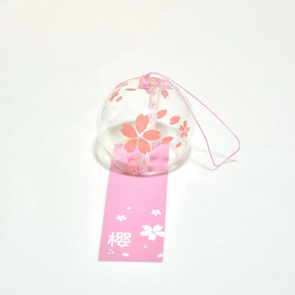 Garden Wind Bell Japan Wind Chimes Handmade Glass Furin Spa Kitchen Office Decor japanese room decor For Home Decoration Party Qme JX0017D-1