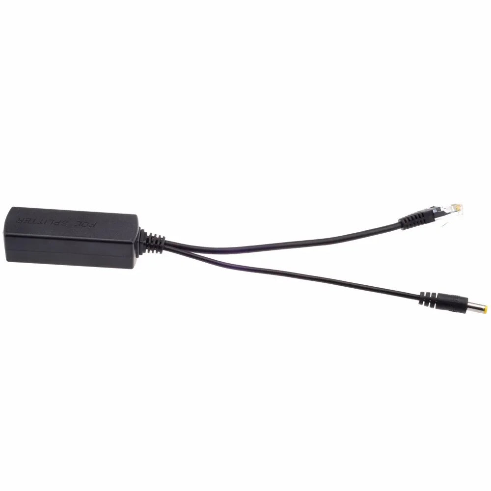 POE Switch IEEE802.3af 48V input 12V output 15.4W POE Splitter 100meters POE camera nvr without power adaper Qme