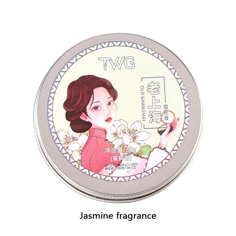 Snow Cream Long-lasting Moisturizing Refreshing Non Greasy Caring Qme Jasmine fragrance