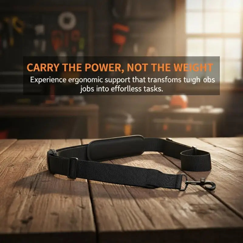 Universal Ergonomic Padded Backpack Straps for Brush Cutter - Adjustable Nylon Shoulder Harness Belt Qme