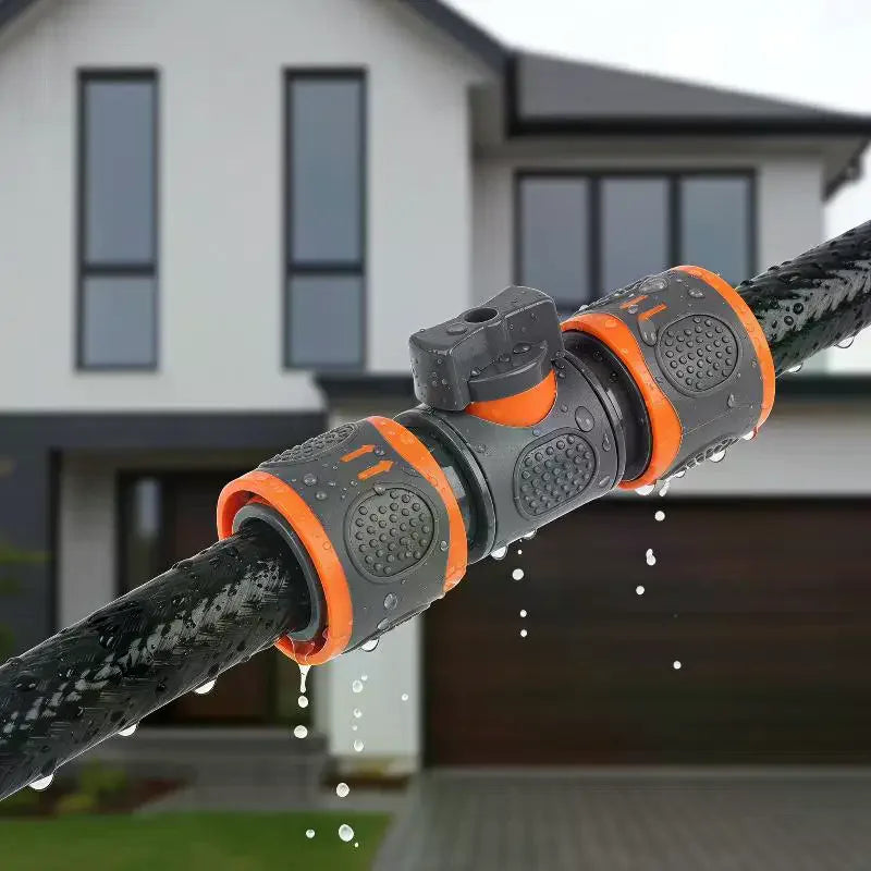 1PC Quick-connect Straight-through Valve With Switch, Quick-connect Water Pipe, Hose, Water Connector, Accessories Qme