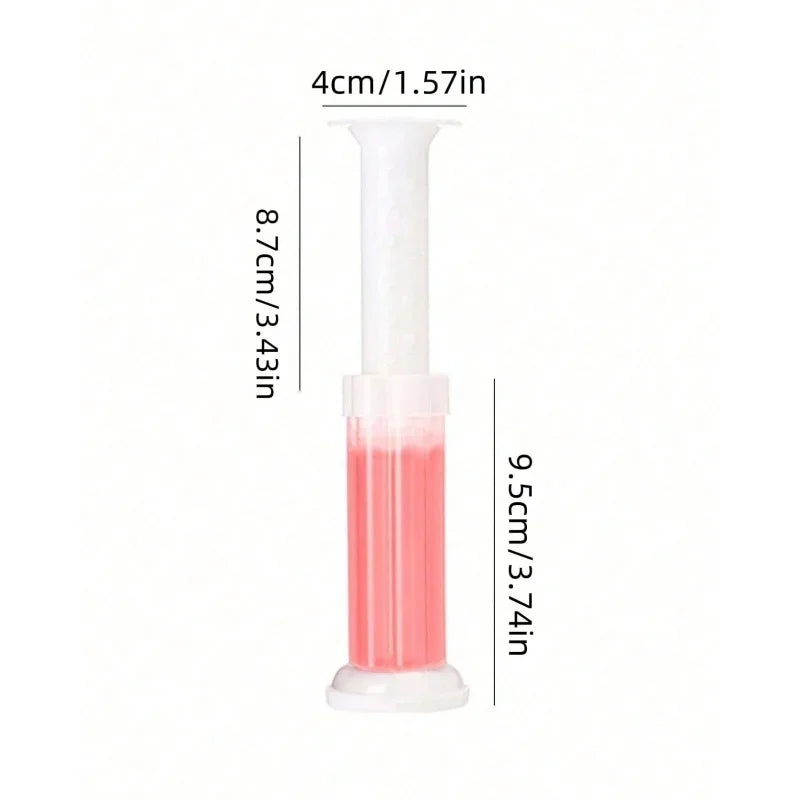 3Pcs Toilet Cleaner Gel Fresh Flower Aromatic Drain Toilet Cleaning Detergent Air Freshener Remove Odors Home Bathroom Tools Qme