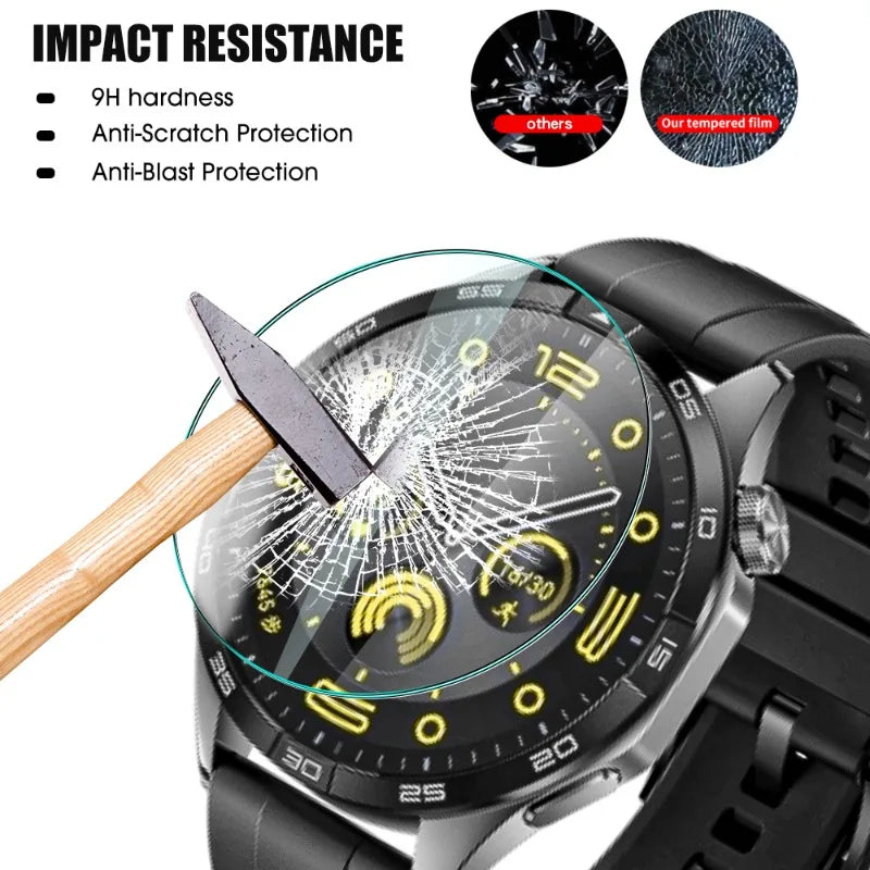 2.5D Screen Protector for Huawei Watch GT4 41mm / 46mm Tempered Glass Protection for Huawei Watch GT 4 Anti-Scratch Glass Film Qme
