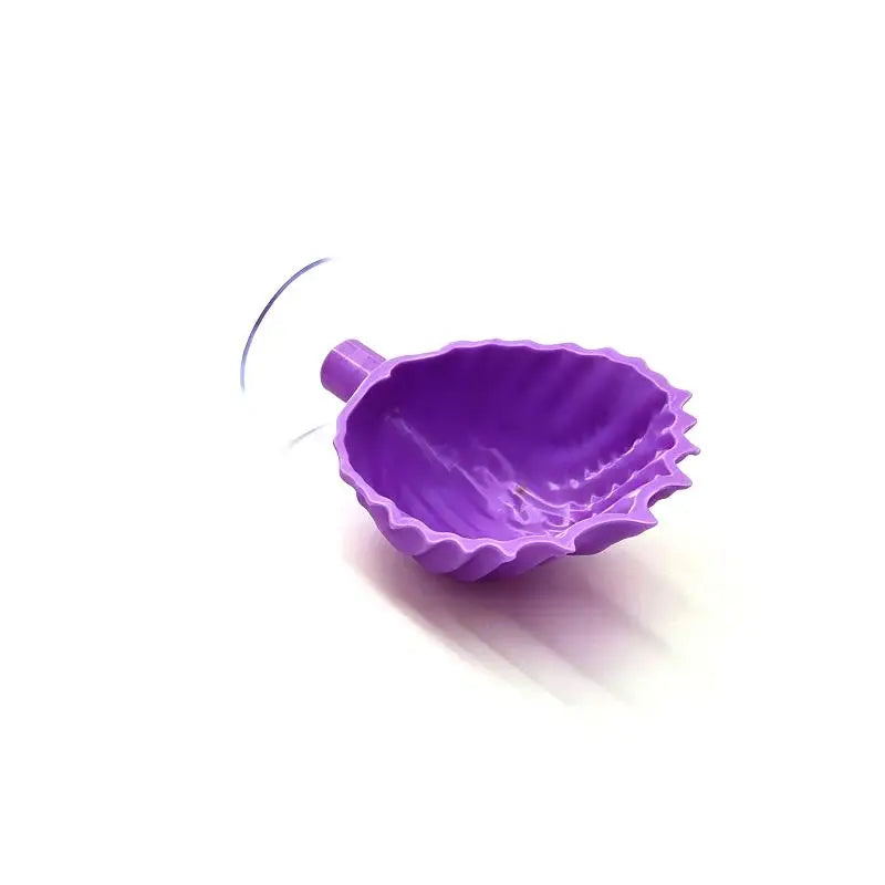 Colorful Shell Shaped Betta Feeding Dish Hiding House Breeding Nest