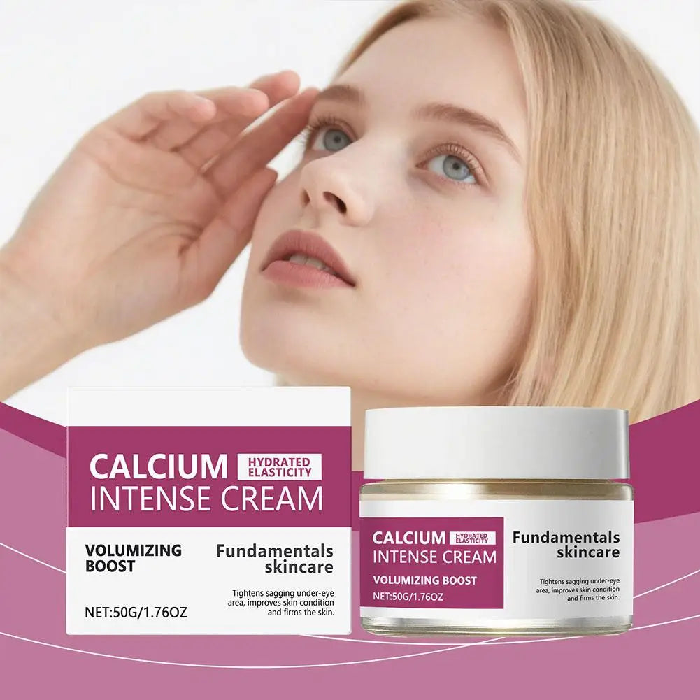 Calcium Intense Cream Tighten Skin Elasticity Enhance Moisturizing Facial Firming Improve Skin Sagging Nourishing Facial Lifting Qme