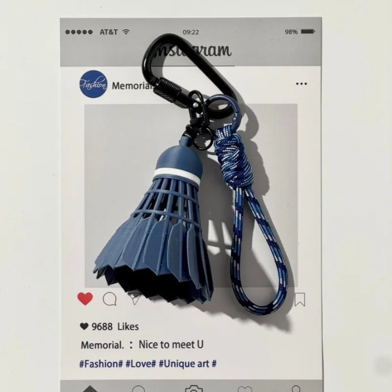 Polar Night Dark Blue Badminton Pendant Simple Premium Rider Sports Qme