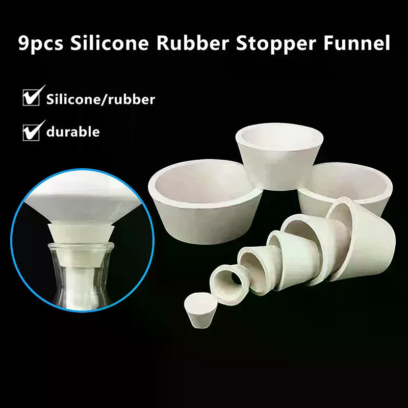 Suction Bottle Mat Rubber Filter Cone Smooth Stopper Filtration Qme