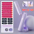 2026 2in1 Electric Razor Women Painless Hair Removal Rechargeable Qme PURPLE-1SET