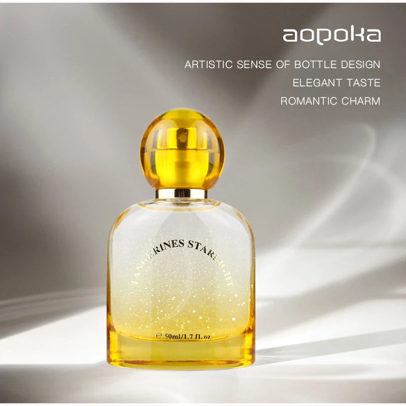 Luxury Rose Gold Shimmer Perfume Long Lasting Floral Woody Scent Qme