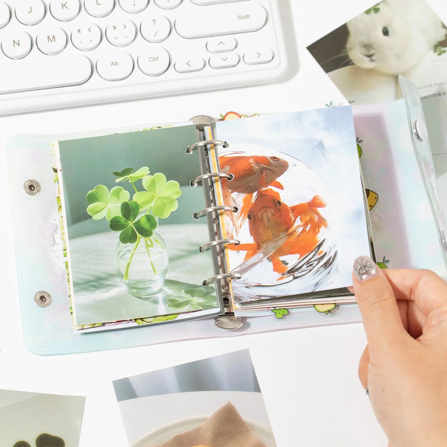 Vintage Minimalist Nature Theme Sticker Book 50 Sheets for Scrapbooking Journal DIY,Planner Collage Diary Supplies Qme