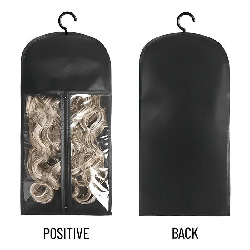 Wig Storage Bag Hanger Holder Case Wigs Pouch Water Dust-proof Qme