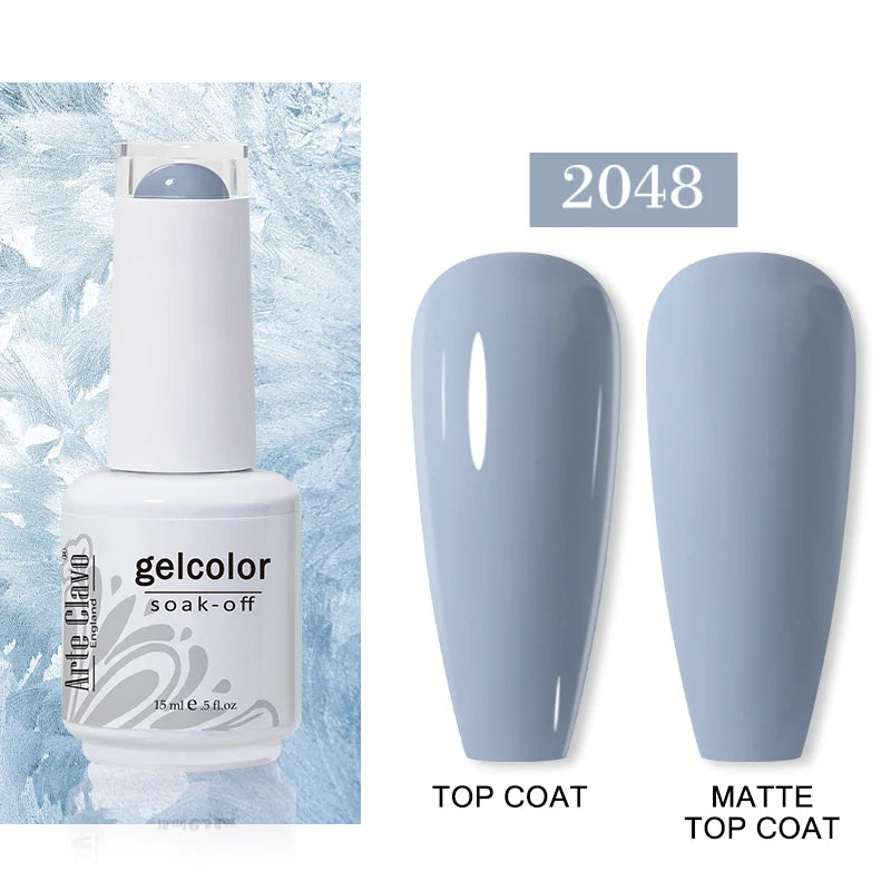 Arte Clavo Autumn Nail Gel Polish Caramel Winter Soak Off UV LED Art