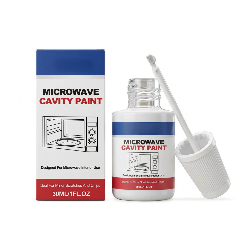 30ml Microwave Oven Cavity Special Paint Appliance Repair Touchup High Gloss Microwave Coating For Repairing Minor Scratches Qme