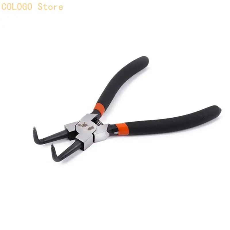 7 9 Professional Snap-ring Plier Straight Elbow Circlip Pliers Qme 7 inch Inward bend CN