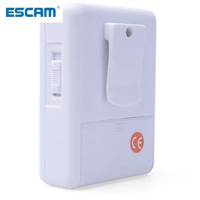 Wireless IR Alarm Doorbell with Motion Sensor - 2 Transmitters, 1 Receiver for Driveway/Garage Qme